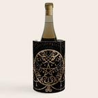 Triple Moon - Triple Goddess Gold and black Wine Chiller Gallery Image 1