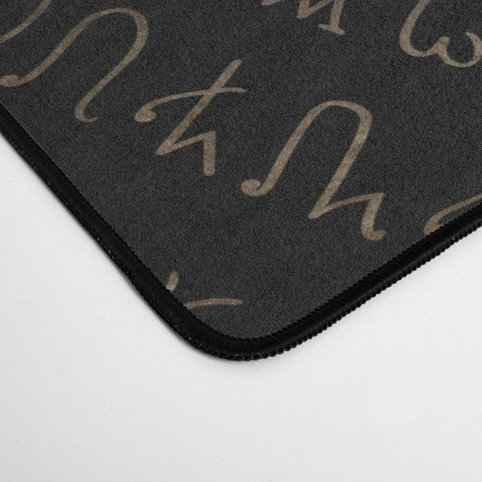 Triple Moon - Triple Goddess Gold and black Desk Mat Gallery Image 4
