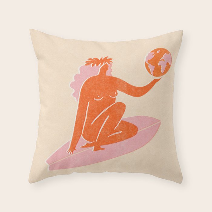 We are Earth Throw Pillow Gallery Image 6