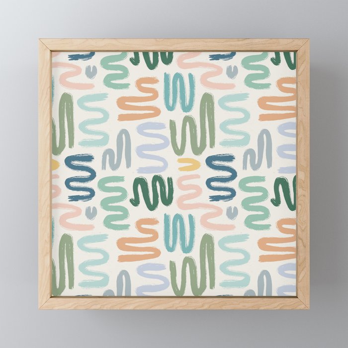 Statement Squiggles Mini Art Print Gallery Image 1