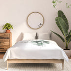 Botany Leaves ~Watercolor Comforter Gallery Image 3