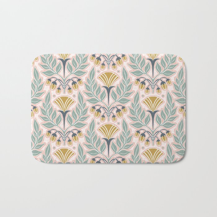 La Floraison - Blush Pink Bath Mat Gallery Image 1