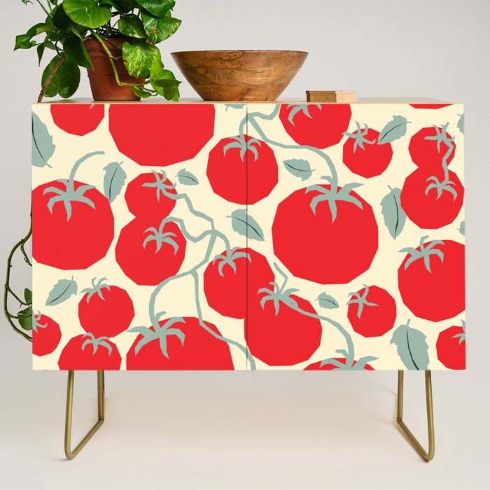 Italian red tomatoes Credenza Gallery Image 1