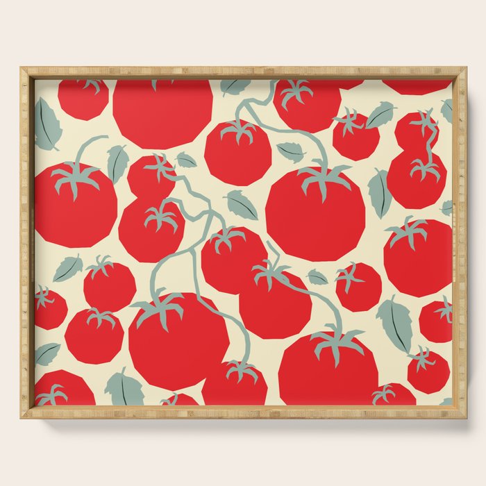 Italian red tomatoes Serving Tray Gallery Image 1