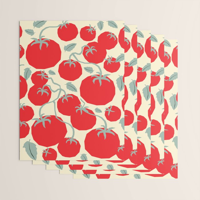 Italian red tomatoes Wrapping Paper Gallery Image 3