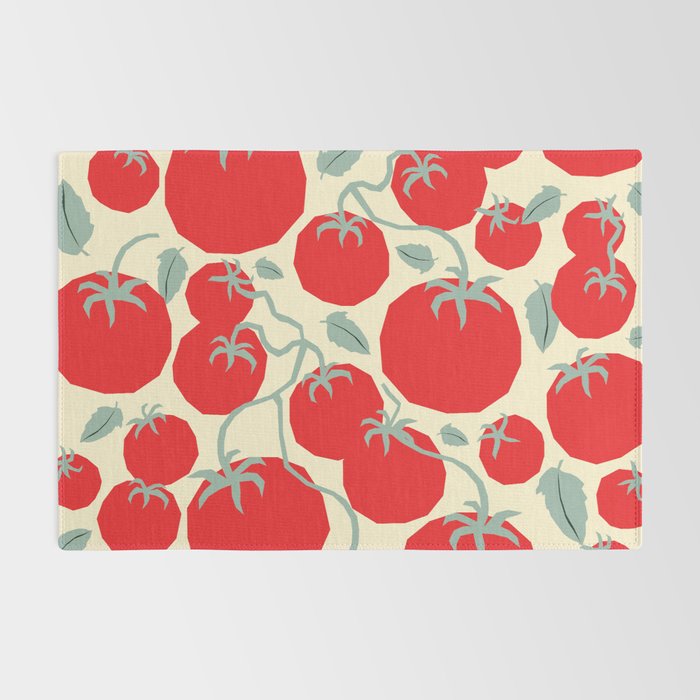 Italian red tomatoes Rug Gallery Image 2