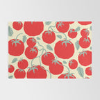 Italian red tomatoes Rug Gallery Image 2
