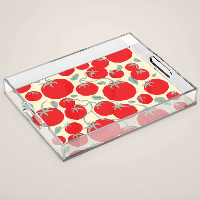 Italian red tomatoes Acrylic Tray Gallery Image 1