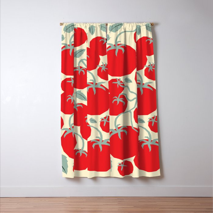 Italian red tomatoes Window Curtain Gallery Image 3