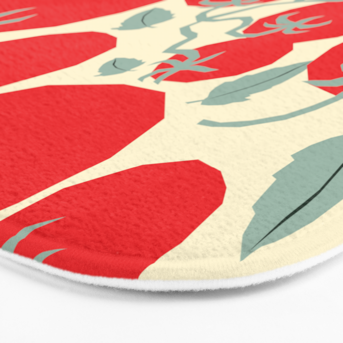 Italian red tomatoes Bath Mat Gallery Image 3