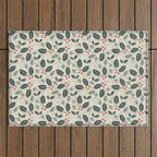 Holly Days . Neutral Outdoor Rug Gallery Image 1