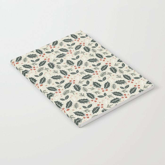 Holly Days . Neutral Notebook Gallery Image 1