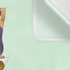 girls night green Wall Tapestry Gallery Image 3