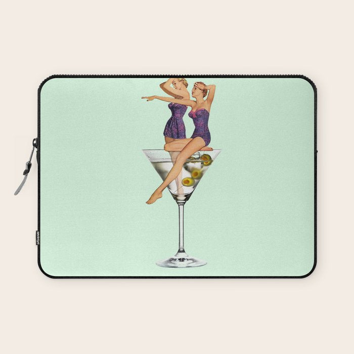 girls night green Laptop Sleeve Gallery Image 1