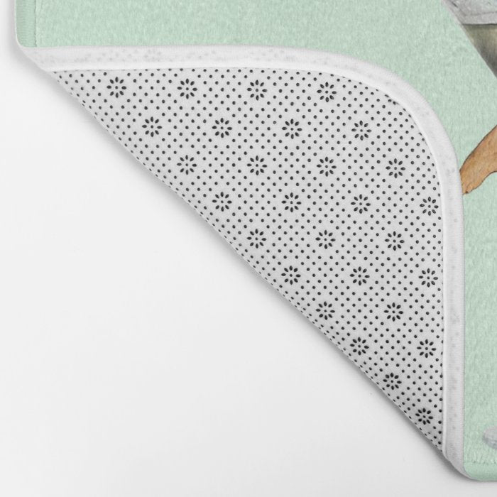 girls night green Bath Mat Gallery Image 2