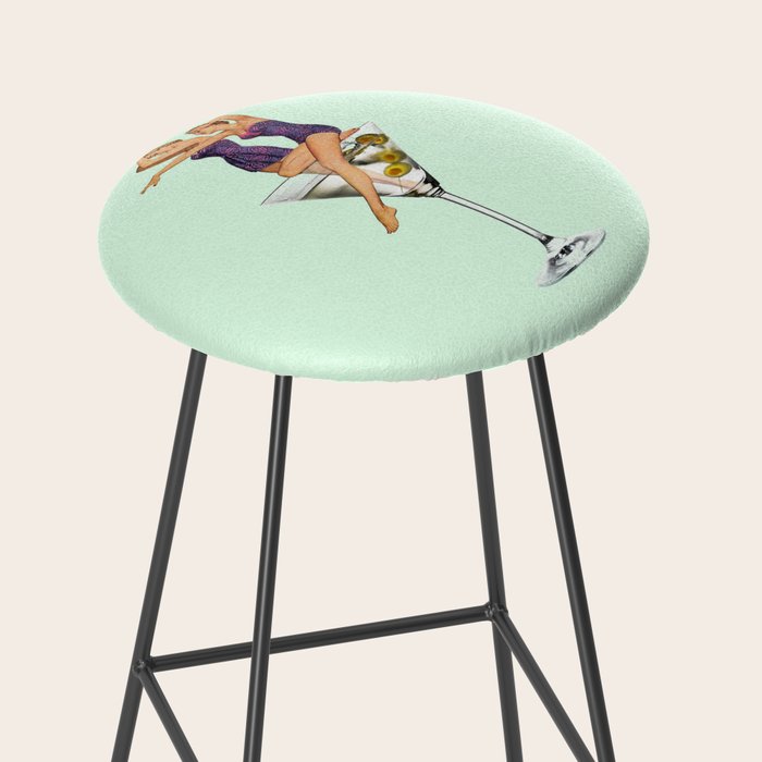 girls night green Stool Gallery Image 2