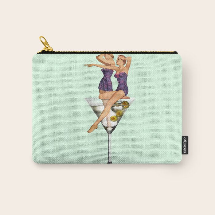 girls night green Carry All Pouch Gallery Image 1