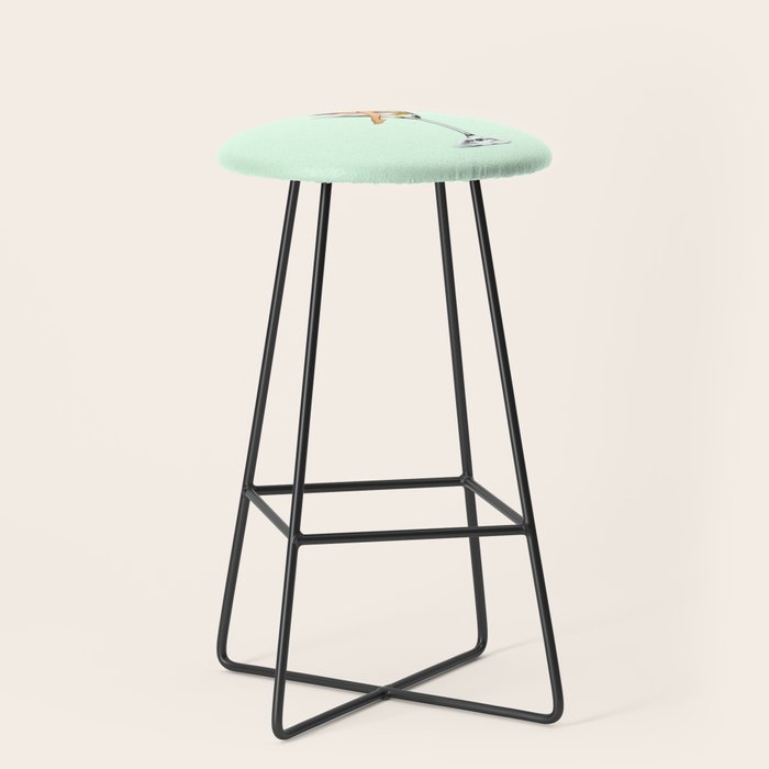 girls night green Stool Gallery Image 1