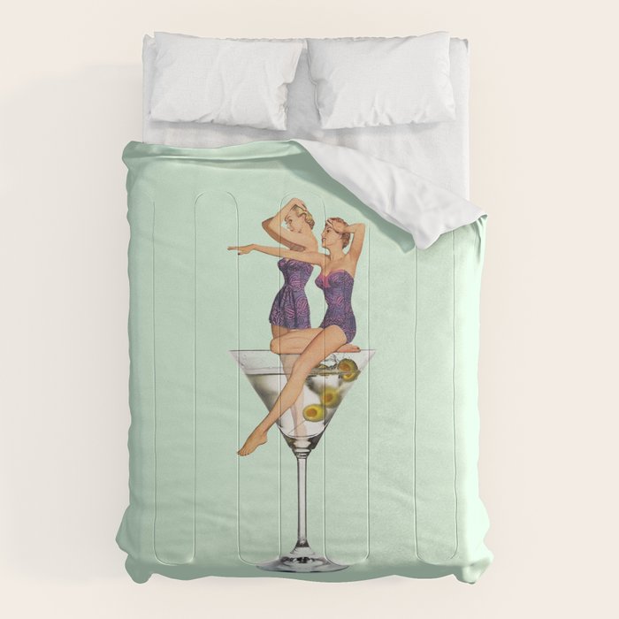 girls night green Comforter Gallery Image 1