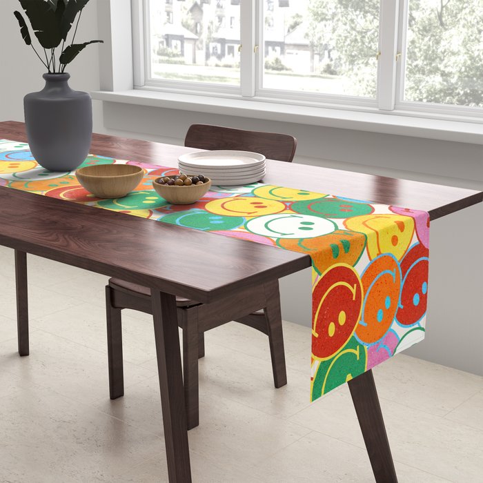 Lots of Smileys Table Runner Gallery Image 2
