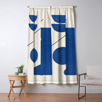 Modern Abstract Minimal Shapes 188/2 Window Curtain Gallery Image 5