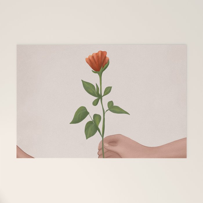 A Rose for You Welcome Mat Gallery Image 1