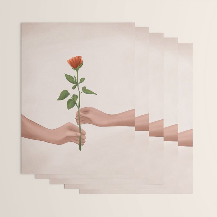 A Rose for You Wrapping Paper Gallery Image 3