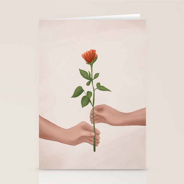 A Rose for You Stationery Card Gallery Image 1