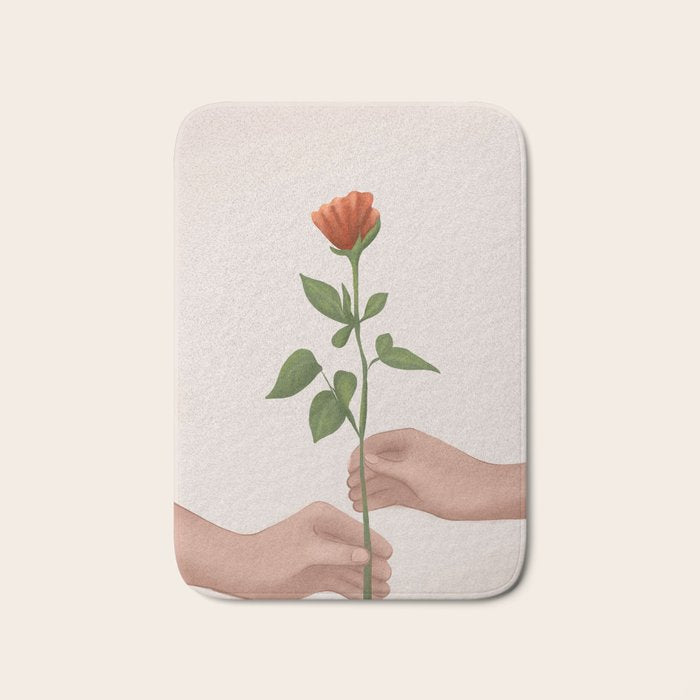 A Rose for You Bath Mat Gallery Image 1