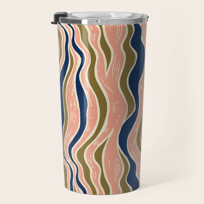 Earthy Rivers Cobalt Travel Mug Gallery Image 3