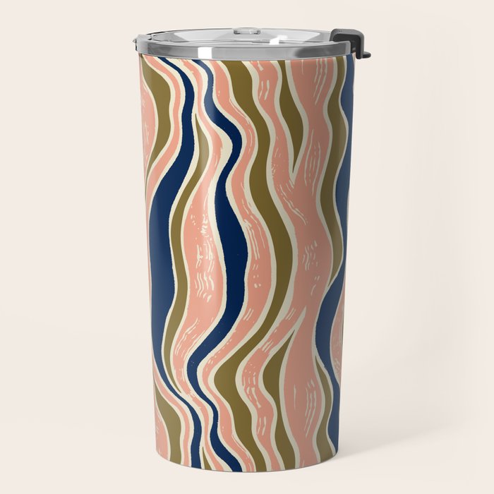 Earthy Rivers Cobalt Travel Mug Gallery Image 2
