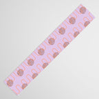 Abstract Fields in Lavender & Brown Table Runner Gallery Image 3