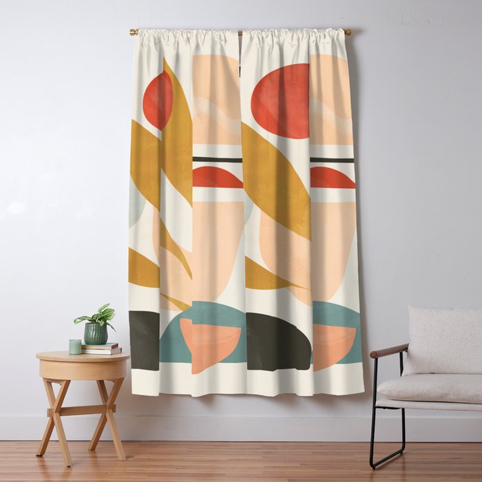 Abstract Shapes 20 Window Curtain Gallery Image 1