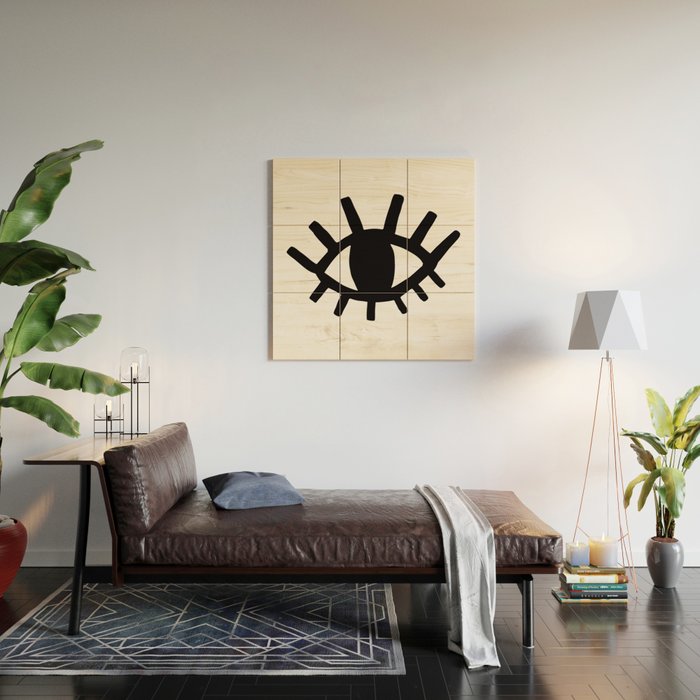 Open Eyes Wood Wall Art Gallery Image 2