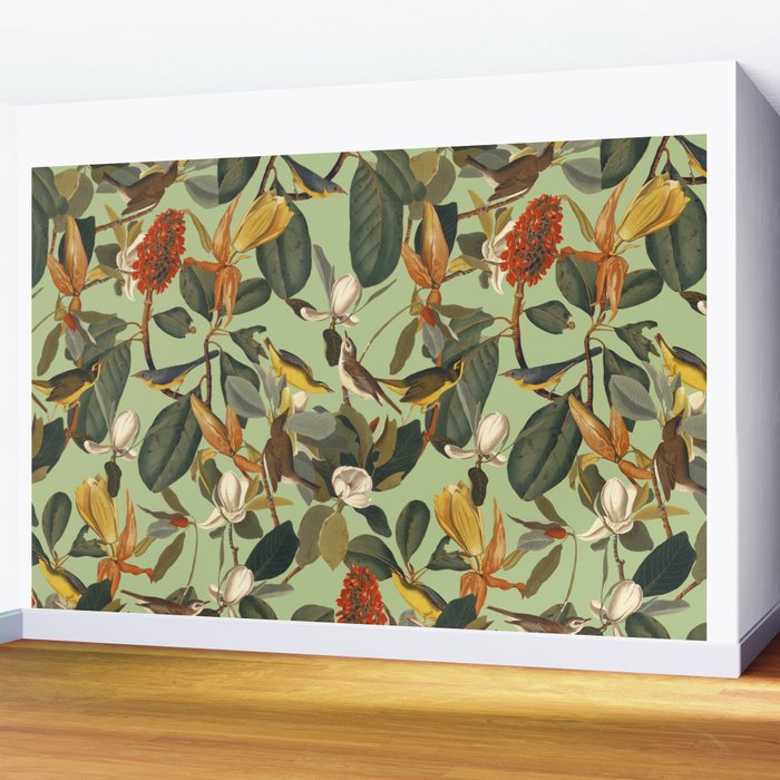 World of Birds VII Wall Mural Gallery Image 2