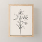 Lilies Mini Art Print Gallery Image 1