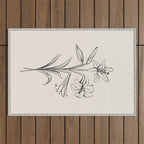 Lilies Outdoor Rug Gallery Image 1