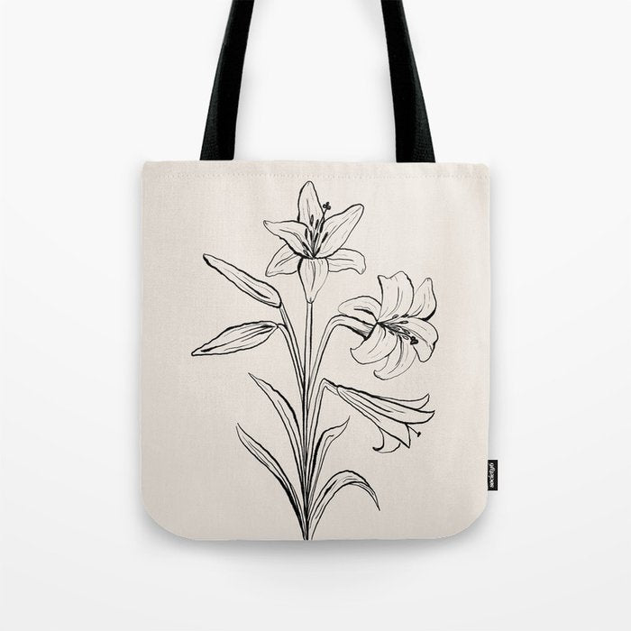 Lilies Tote Bag Gallery Image 1