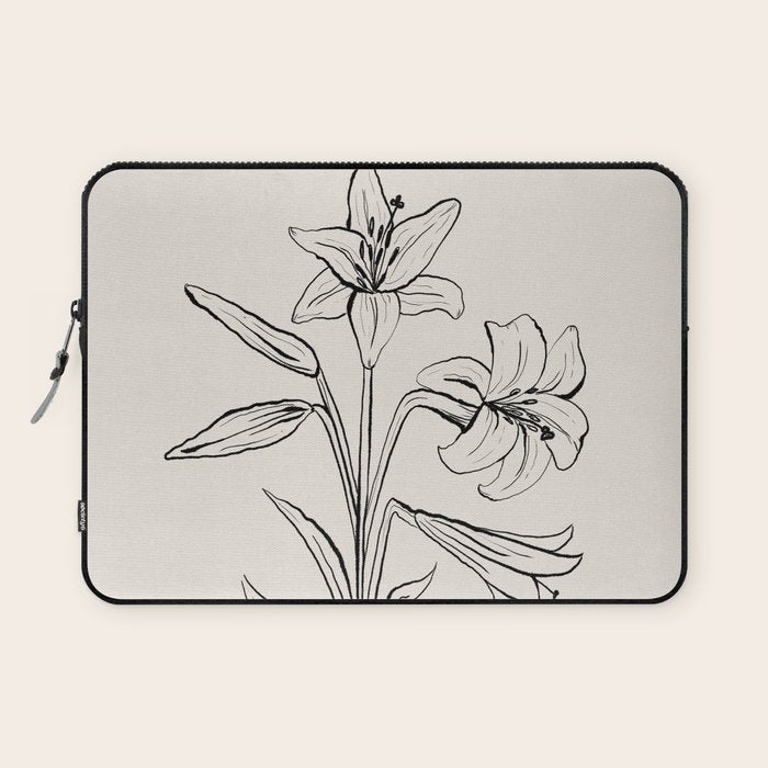 Lilies Laptop Sleeve Gallery Image 1