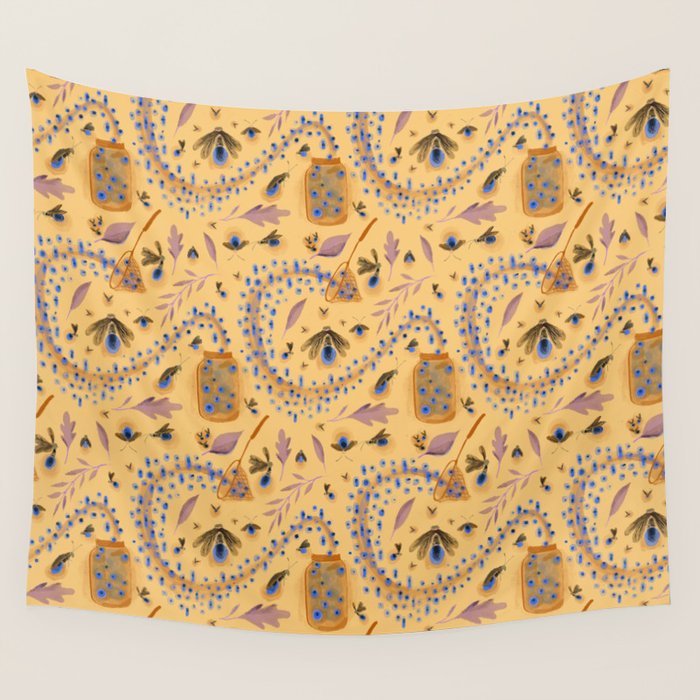 Catching Fireflies Wall Tapestry Gallery Image 4