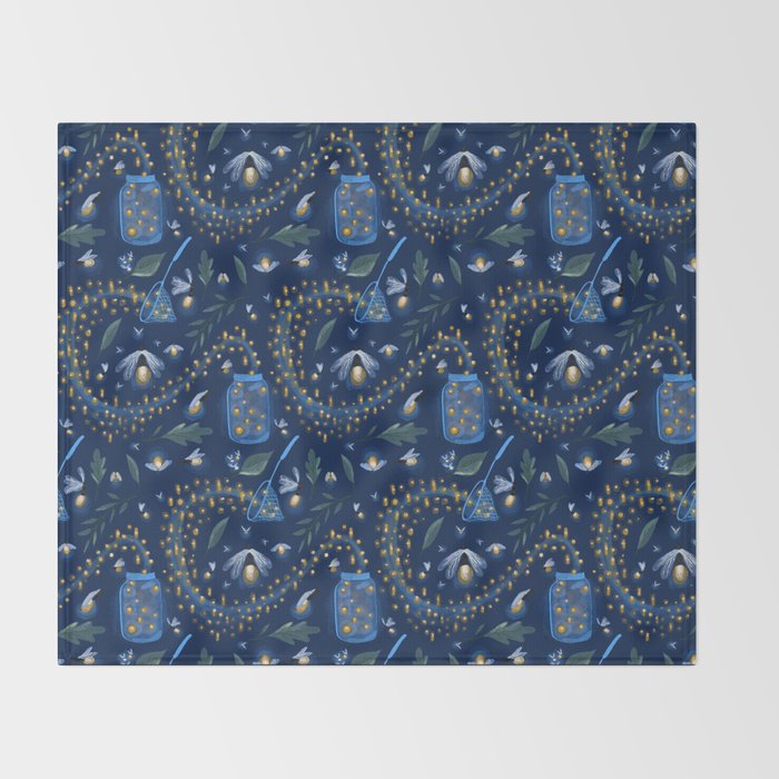 Catching Fireflies Throw Blanket Gallery Image 2