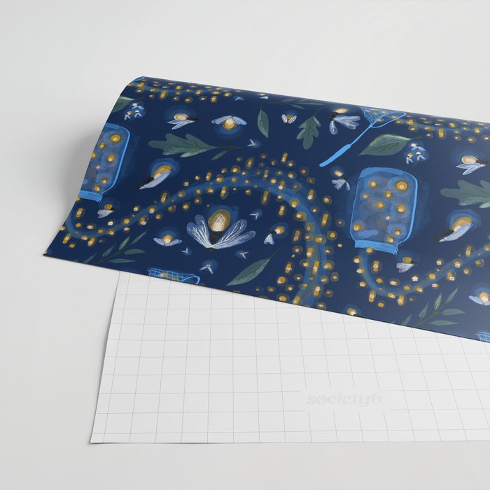 Catching Fireflies Wrapping Paper Gallery Image 2