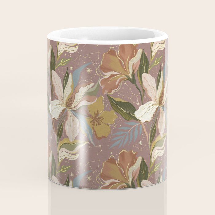 Celestial Iris Garden Coffee Mug Gallery Image 4