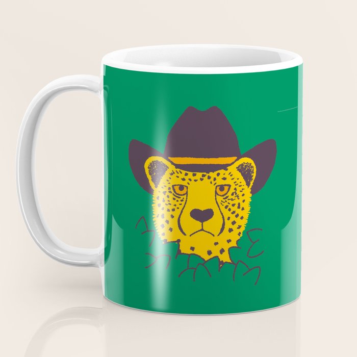 Leafy Cowgirl Cheetah Coffee Mug Gallery Image 3