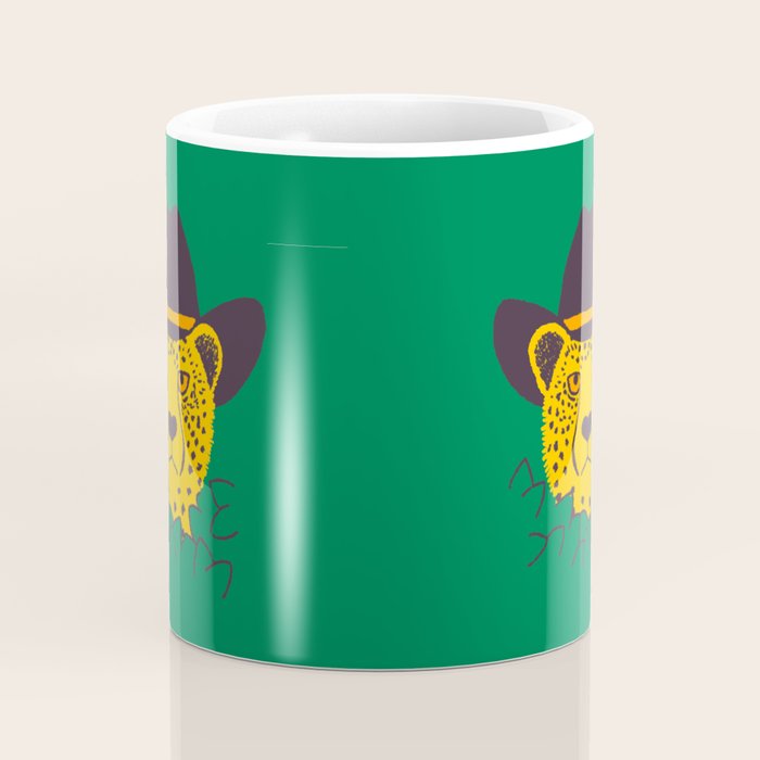 Leafy Cowgirl Cheetah Coffee Mug Gallery Image 4