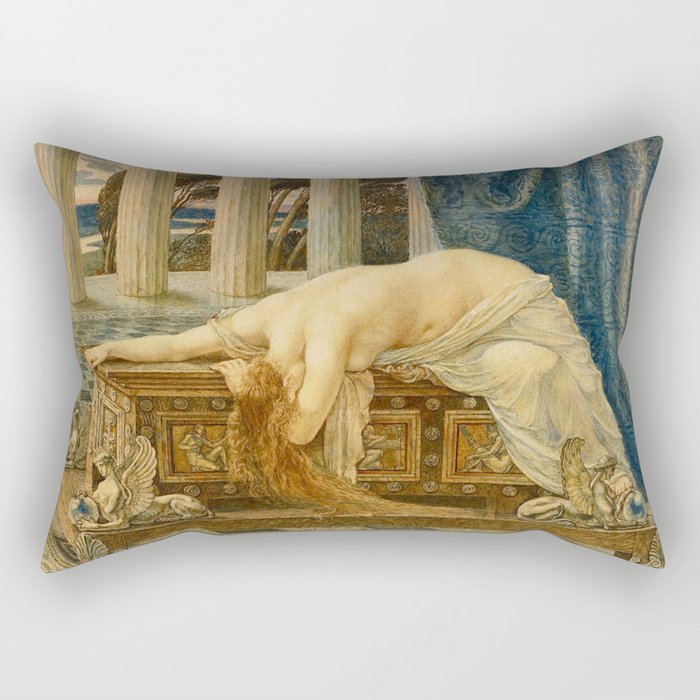 Pandora by Walter Crane Rectangular Pillow Gallery Image 2