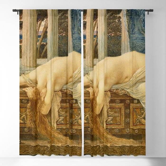 Pandora by Walter Crane Window Curtain Gallery Image 5