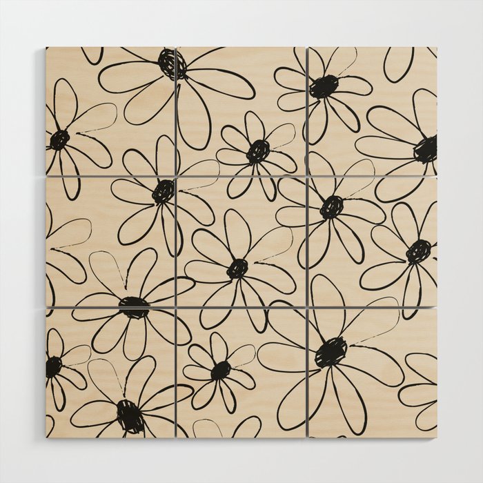 Spring Flowers Wood Wall Art Gallery Image 1