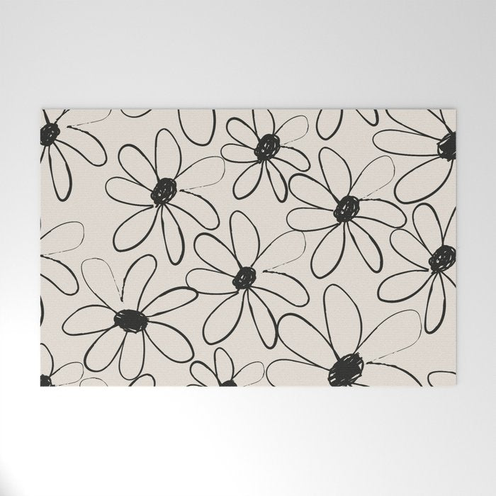 Spring Flowers Welcome Mat Gallery Image 1