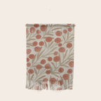 Summer Garden / Red & Dark Beige Wall Hanging Gallery Image 1